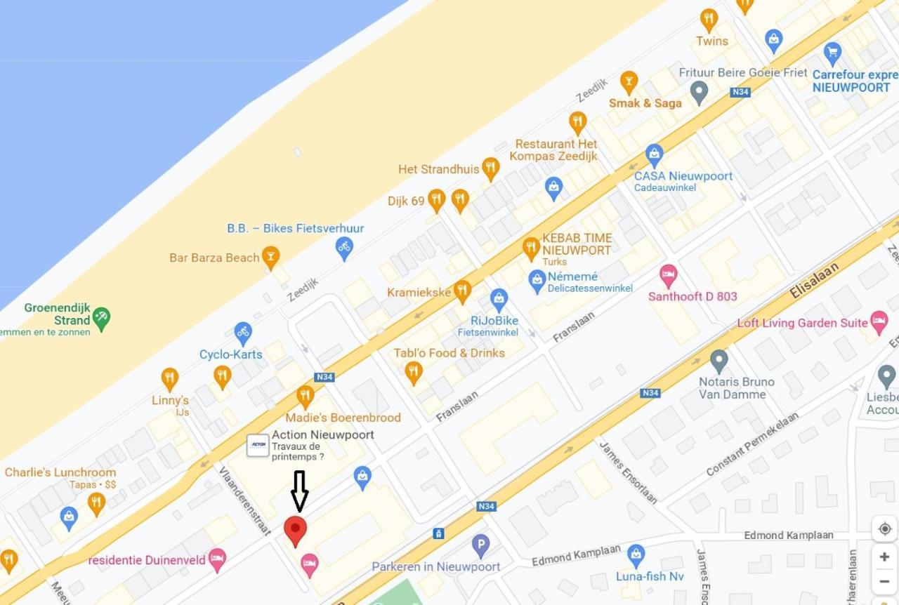 Groot Terras I Luxe Verblijf I Tot 4 Personen I 50M Van De Dijk I Nieuwpoort-Bad Buitenkant foto